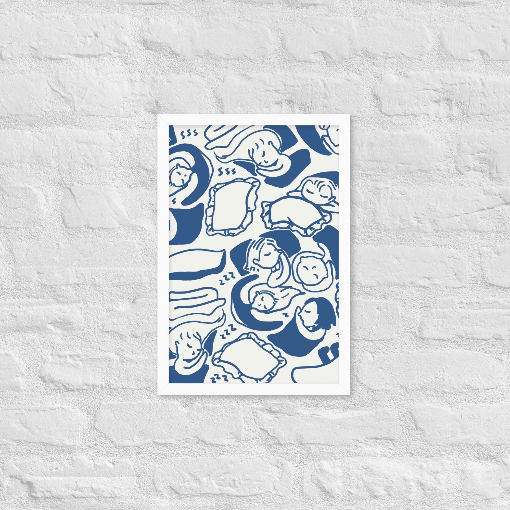  - Ever Lasting - Blue Dreams - Cozy Bedroom Art Print - Ever Lasting