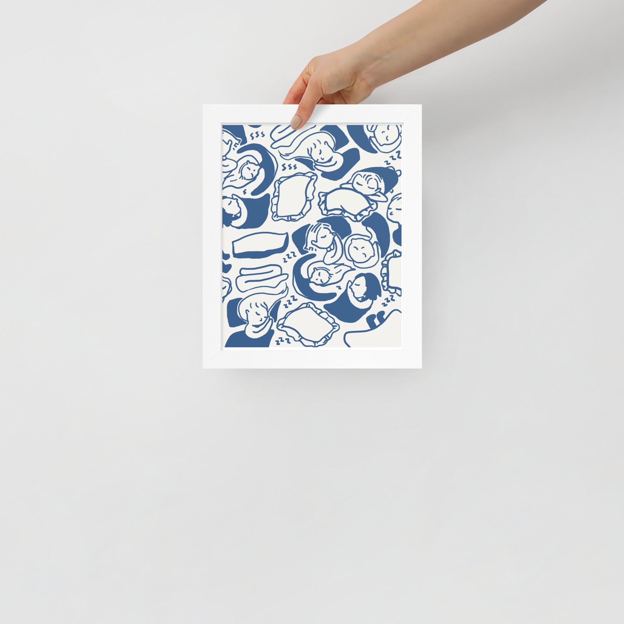 -Ever Lasting - Blue Dreams - Cozy Bedroom Art Print - Ever Lasting