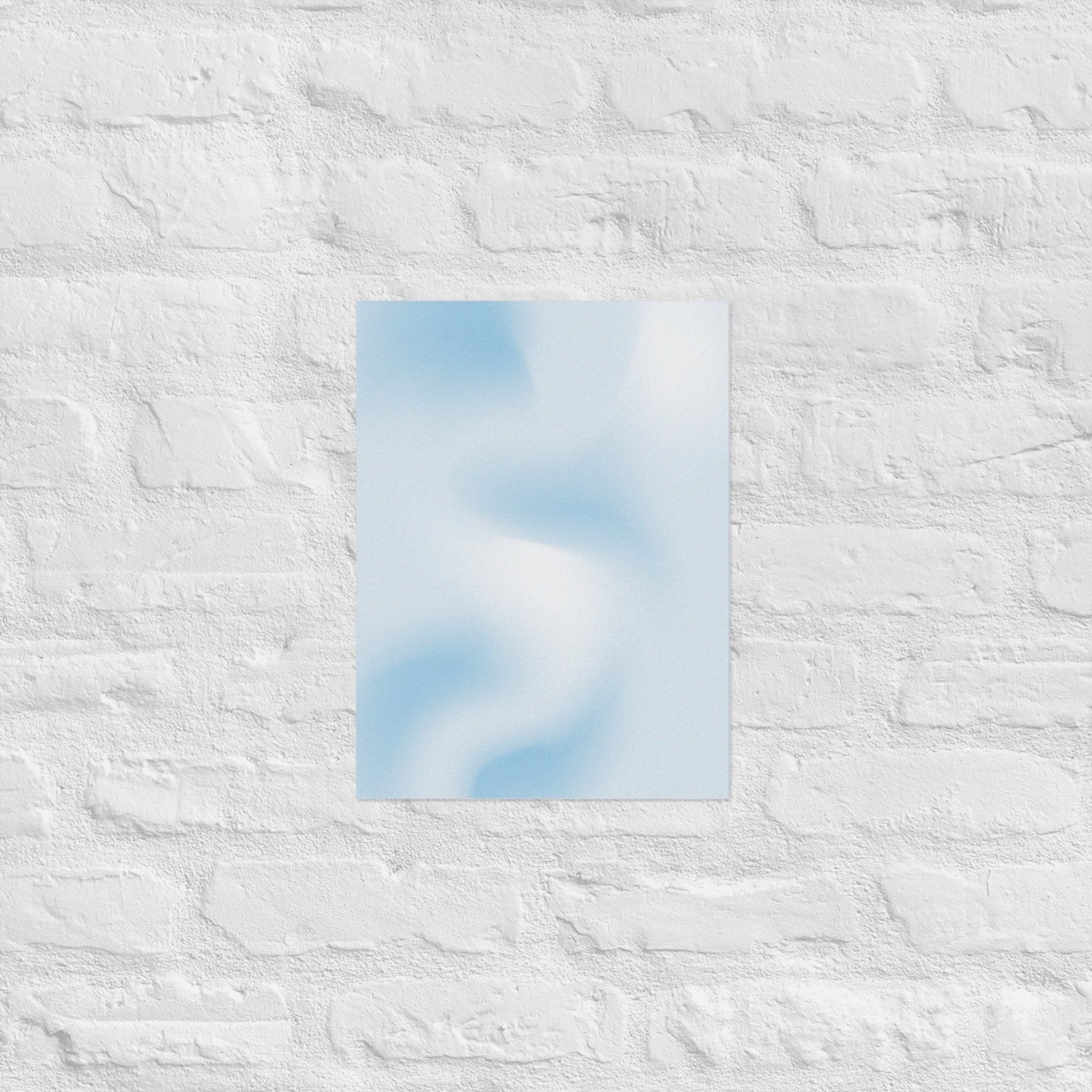 “Blue Mist” – Cloud - Inspired Abstract Wall Art - Ever Lasting