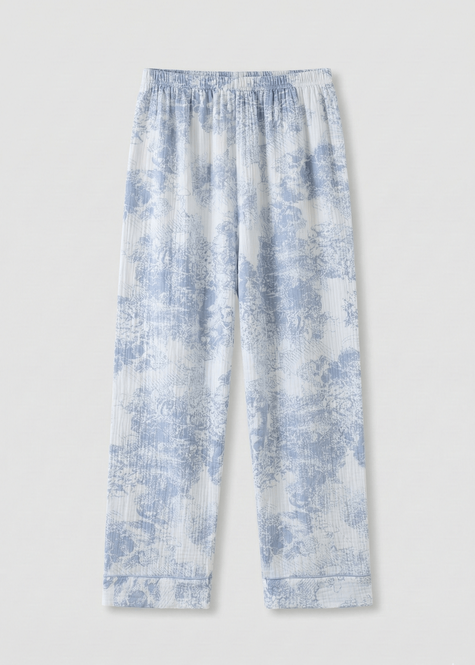  - Ever Lasting - Blush Mist Cotton Pajama Set / Blue - Pajamas - Ever Lasting