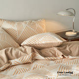 Boho Striped Bedding Set / Gray