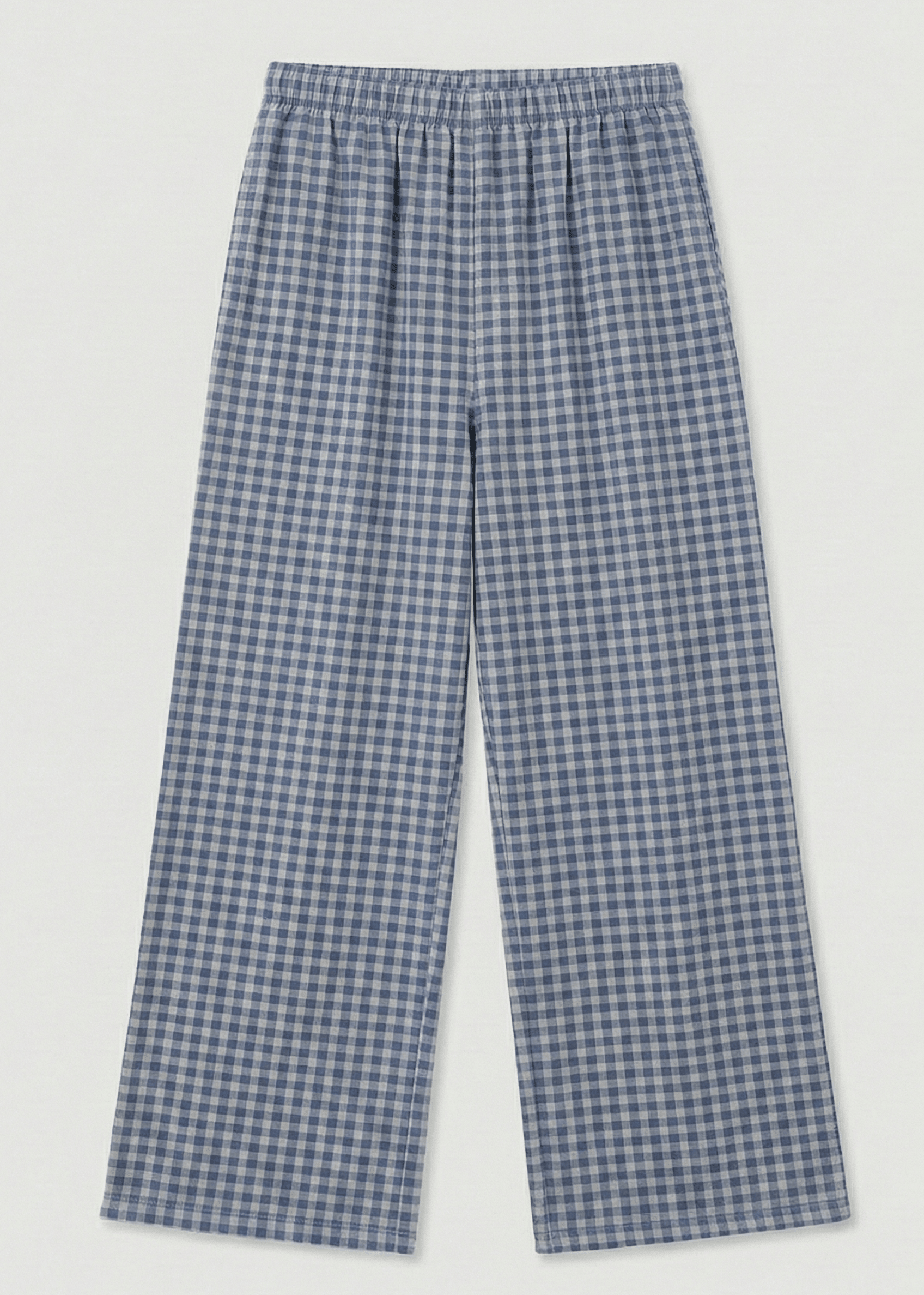  - Ever Lasting - Briony Gingham Sleeveless Pajama Set / Blue - Pajamas - Ever Lasting