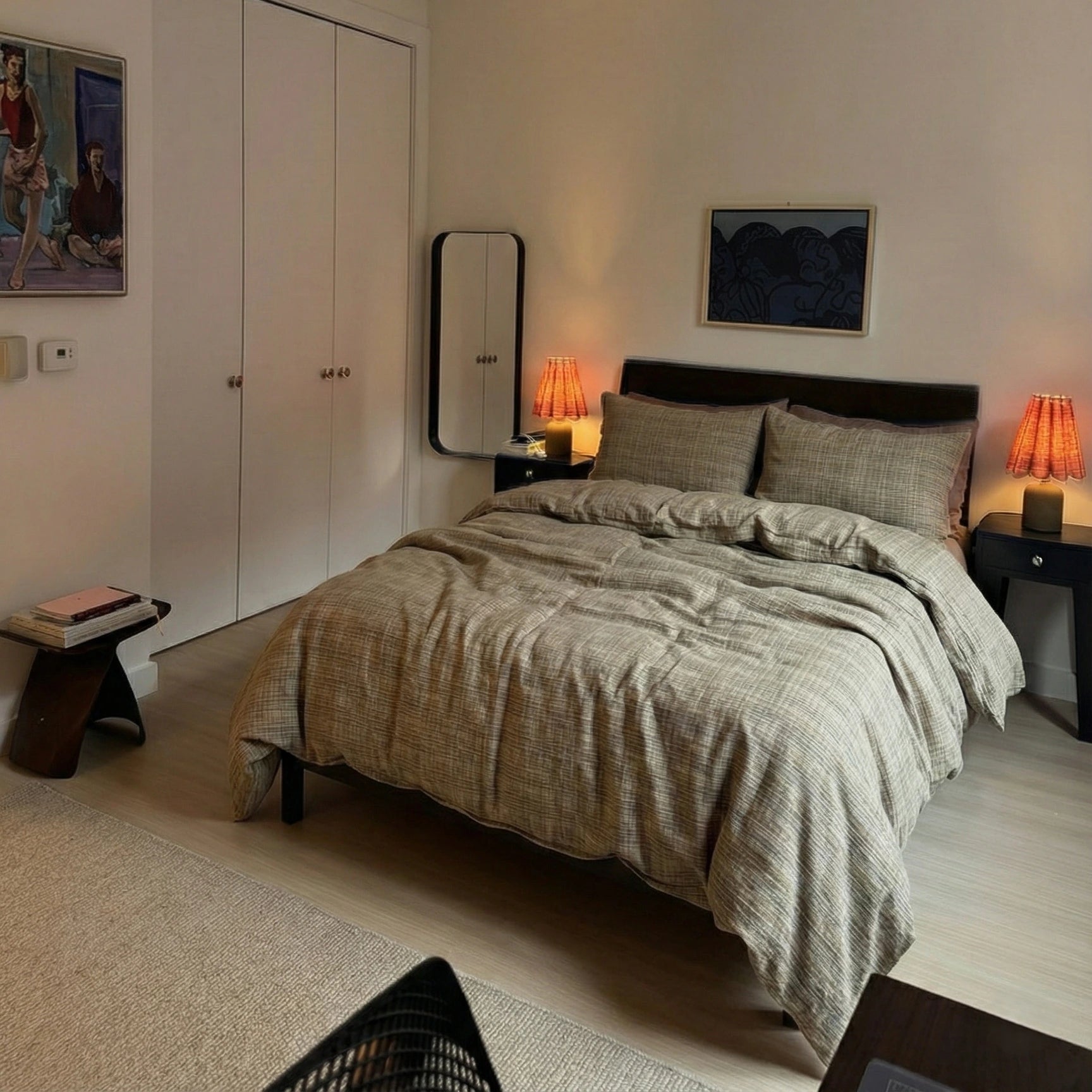  - Ever Lasting - British Vintage Plaid Bedding Set / Brown - Bedding Set - Ever Lasting