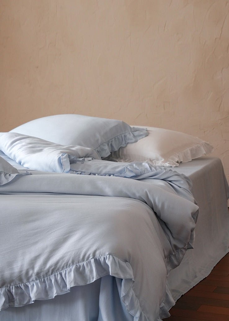 -Ever Lasting - Brynn TENCEL™ Lace Bedding Set / Green -Bedding Set -Ever Lasting