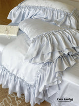 Butterfly Jacquard Tencel Blanket Set / Cream