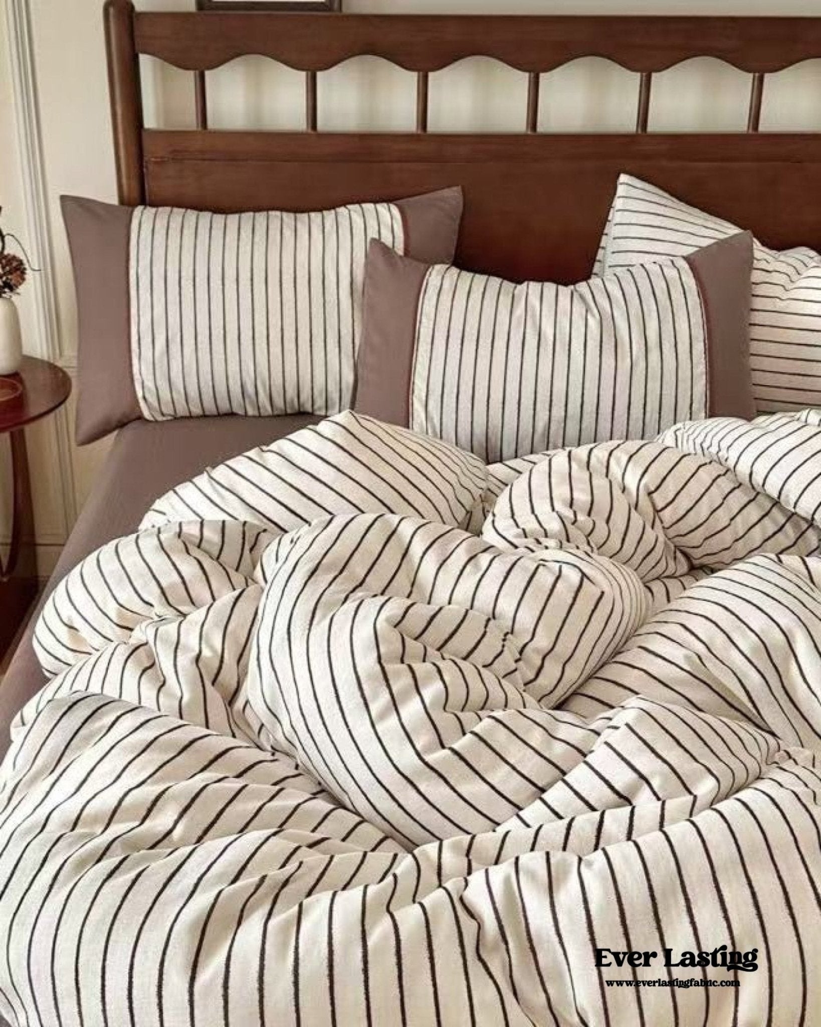 Camille French Polka Dot Bedding Set / Cream - Ever Lasting