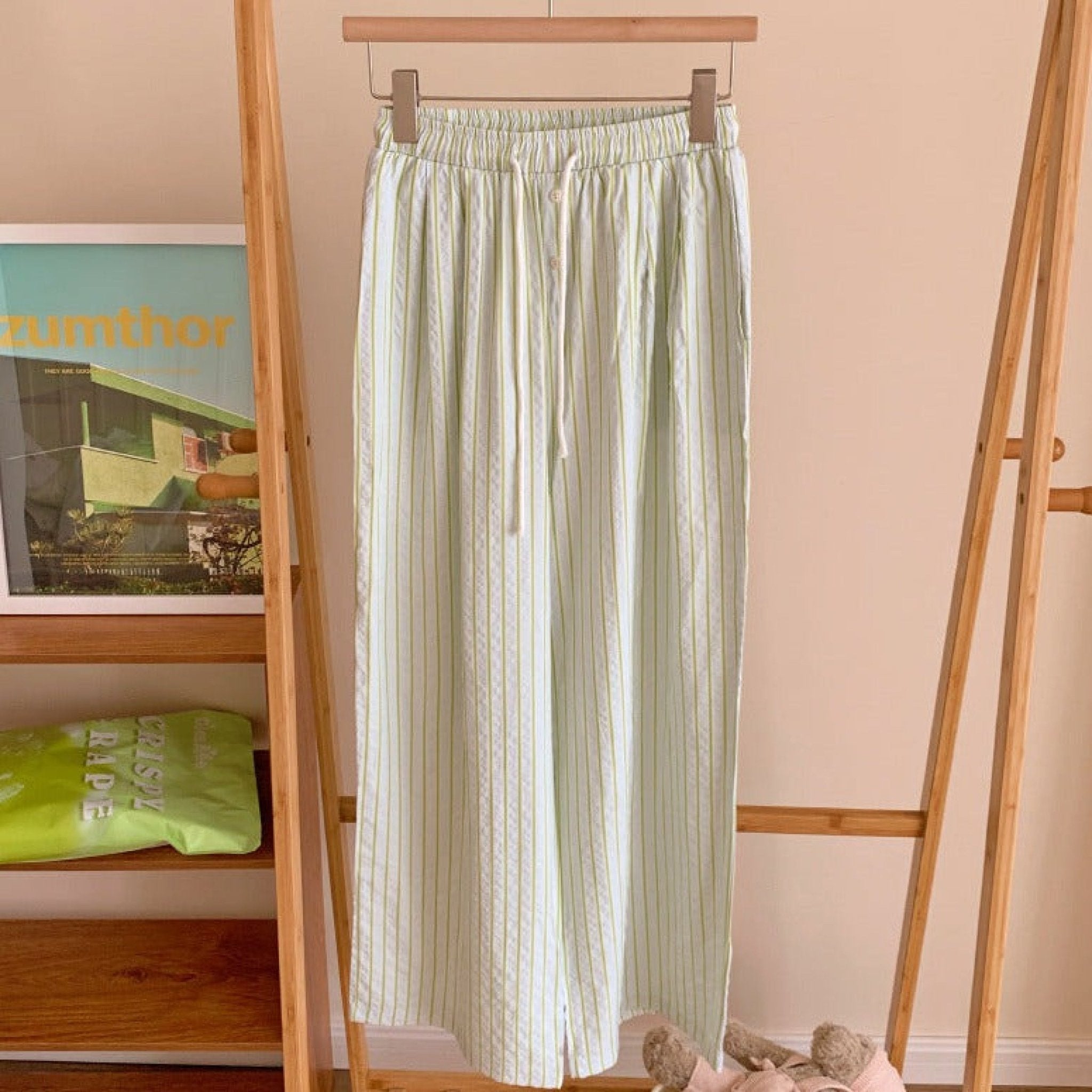Candy Stripe Long Pajama Pants | Comfy Home Apparel | Ever Lasting