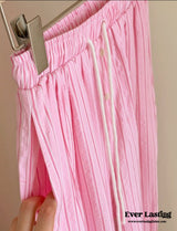 Candy Stripe Long Pajama Pants