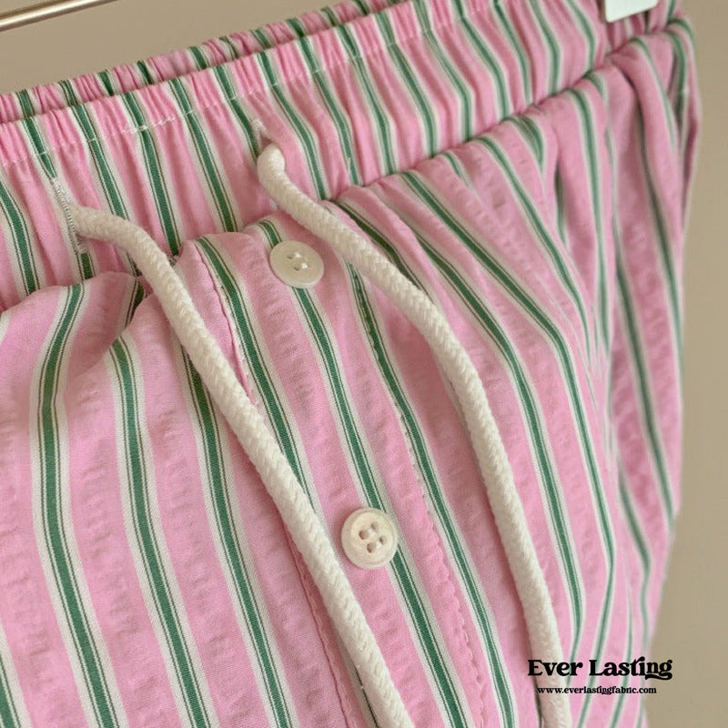 Candy Stripe Long Pajama Pants