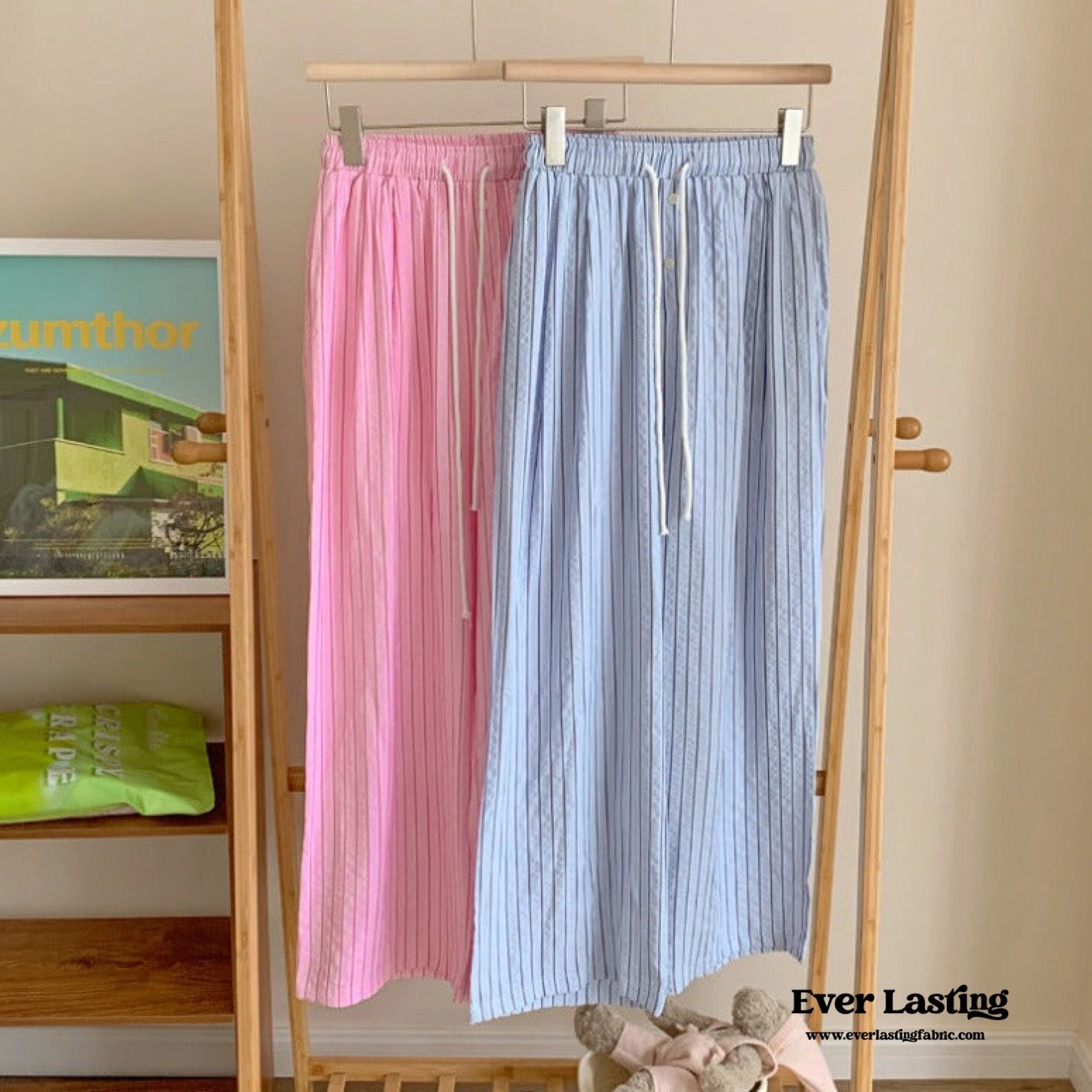 Candy Stripe Long Pajama Pants | Comfy Home Apparel | Ever Lasting