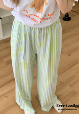 Candy Stripe Long Pajama Pants