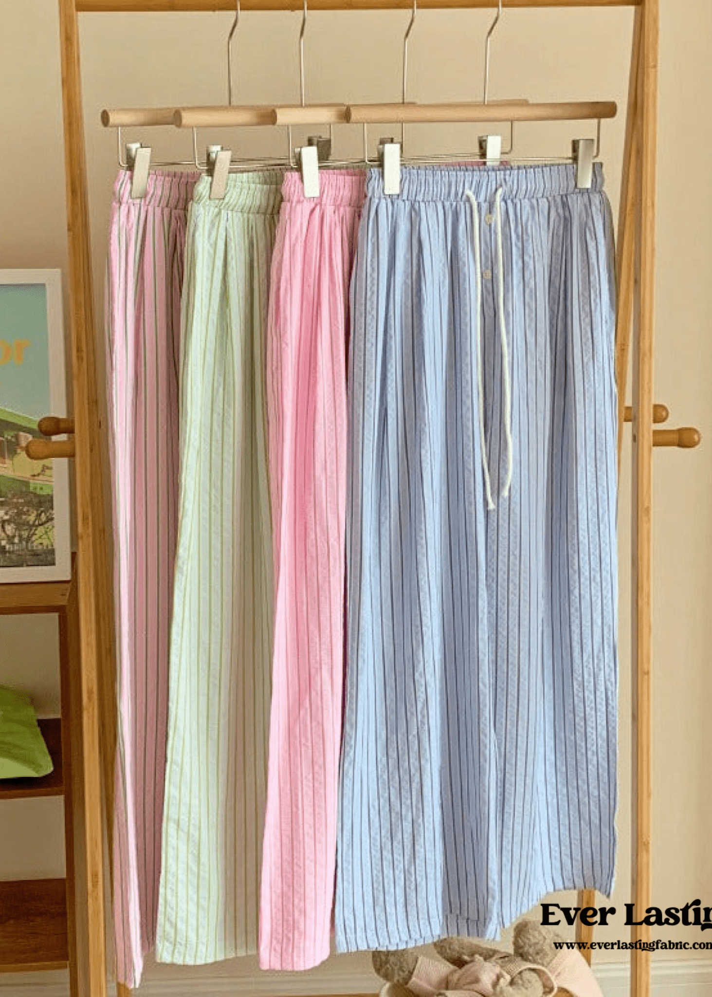Candy Stripe Long Pajama Pants - Ever Lasting