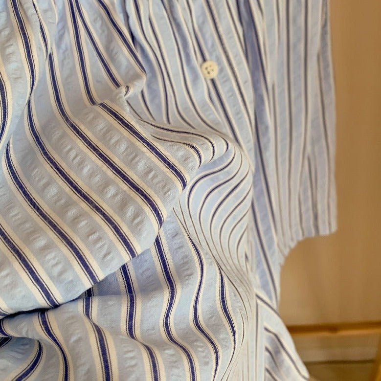  - Ever Lasting - Candy Stripe Shorts Lounge Bottoms / Green - Pajamas - Ever Lasting