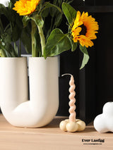 Ceramic Flower Candle Holder (3 Colors)