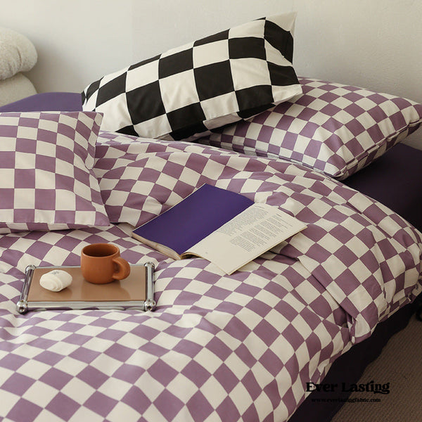 Chess Bedding Set / Purple