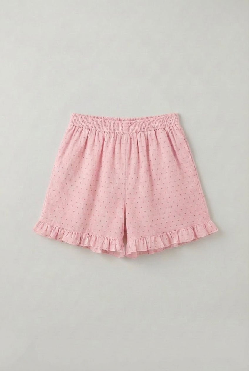  - Ever Lasting - Chloe Cotton Blend Shorts Pajama Set / Blue - Pajamas - Ever Lasting