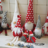 Christmas Santa Clause And Elves Handmade Decor Set