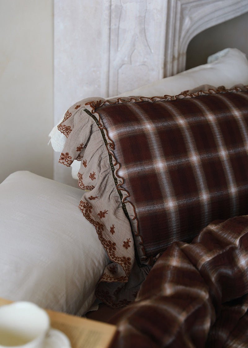  - Ever Lasting - Claire Lace Ruffle Double Gauze Bedding Bundle - Bedding Bundle - Ever Lasting