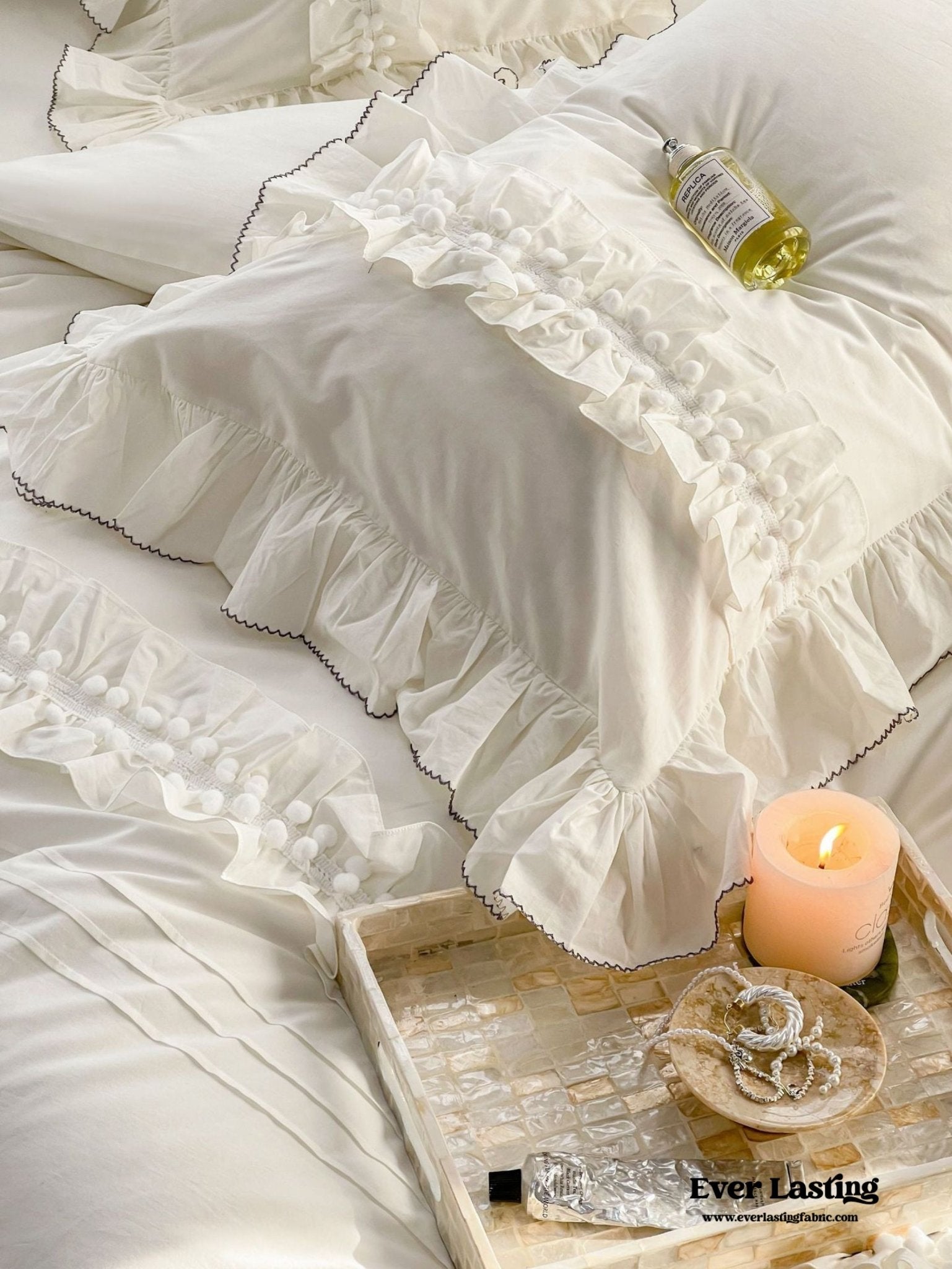 Clémence French Cottage Lace Bedding Bundle - Ever Lasting