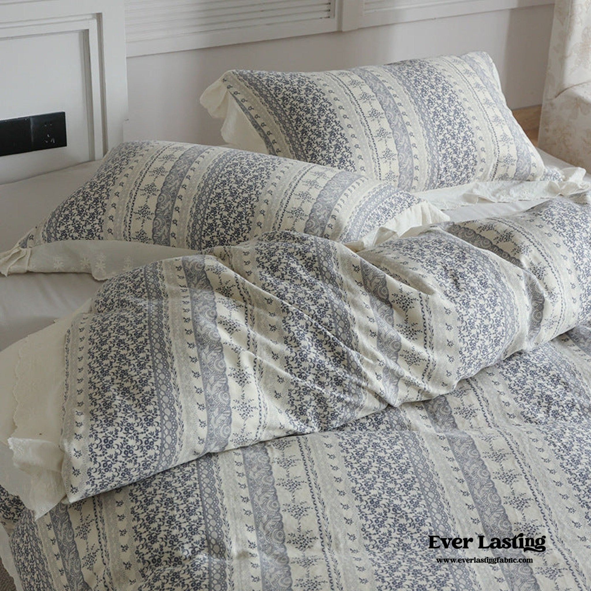 Colette French Double Gauze Bedding Bundle - Ever Lasting