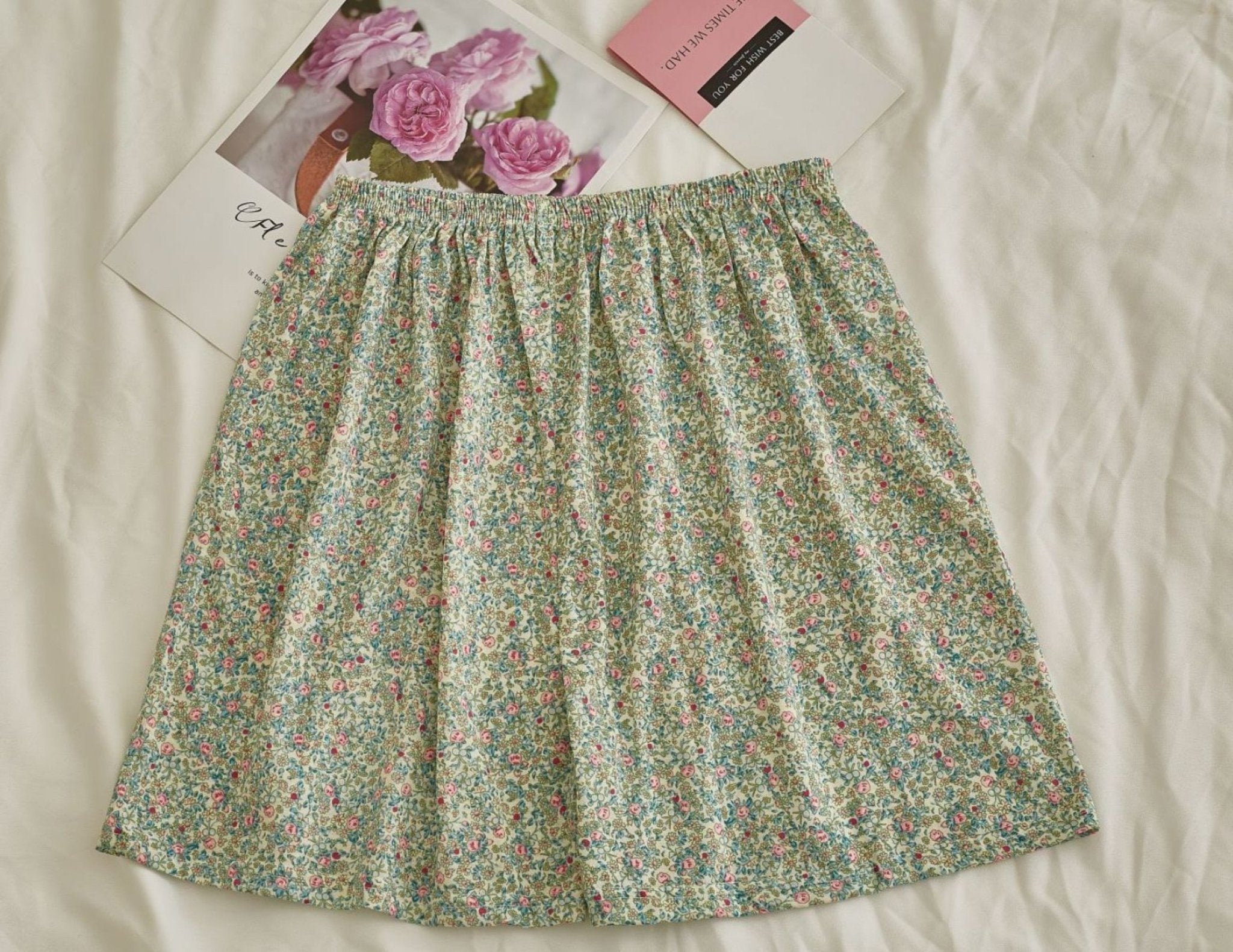 Comfy Padded Tank Shorts Set / Pink Floral - Ever Lasting