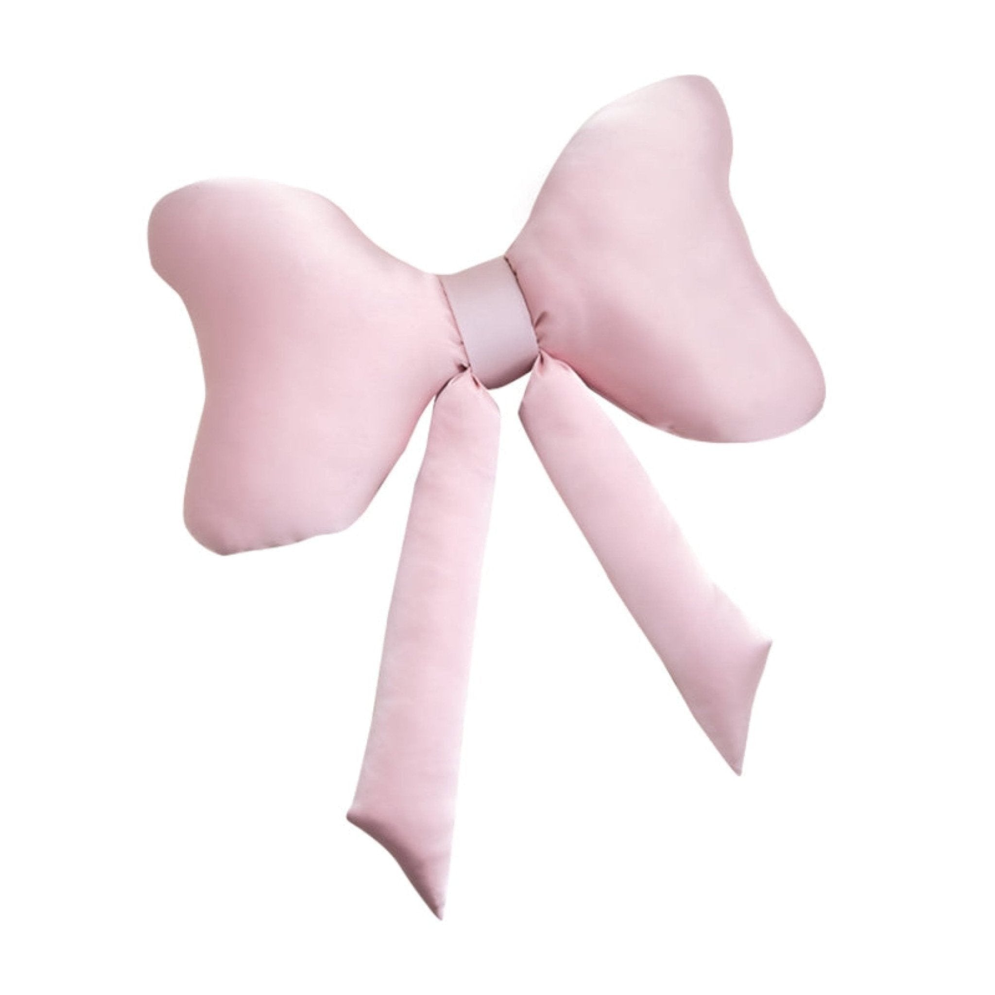 Coquette Cute Bow Shaped Square Pillow / Blue - Ever Lasting