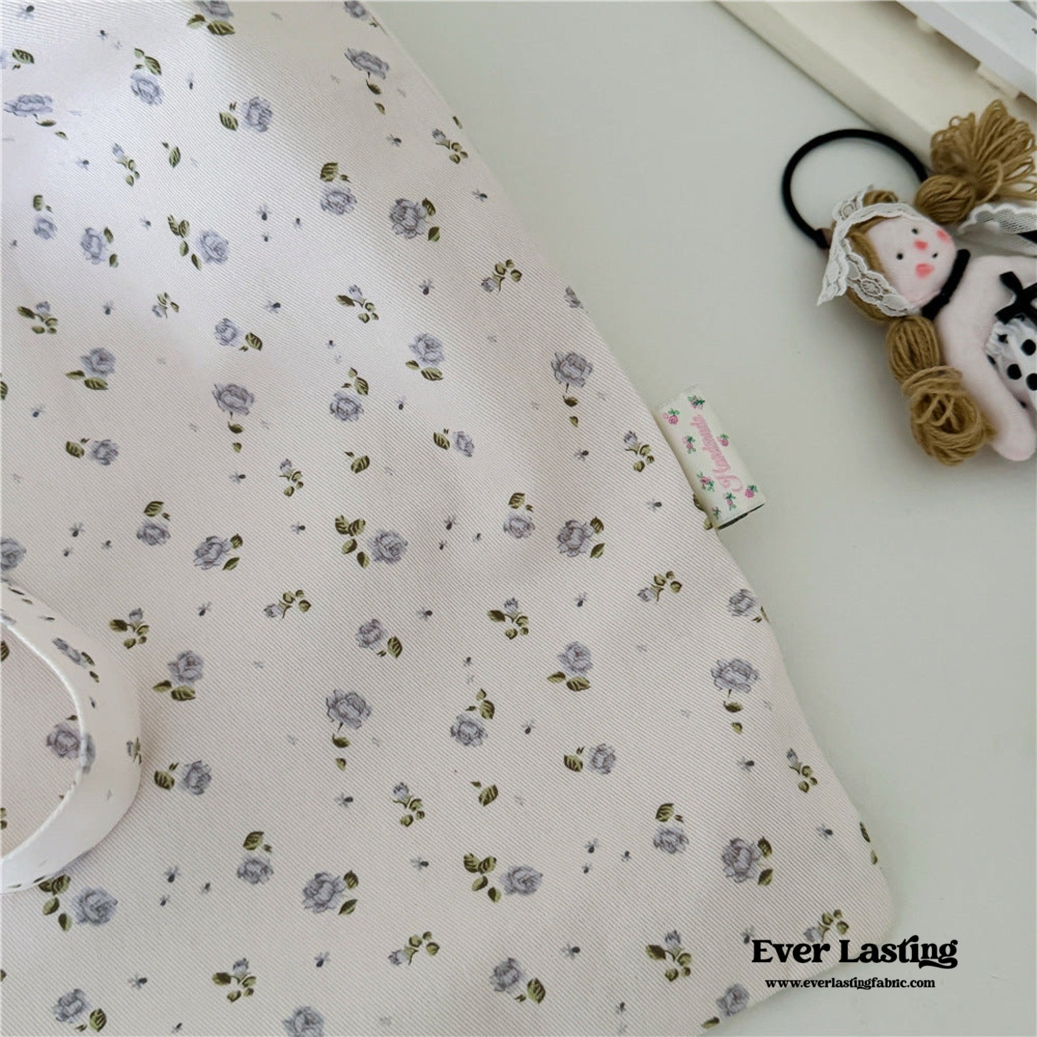 Coquette Floral Ribbon Bow Girly Tote Bag - Ever Lasting