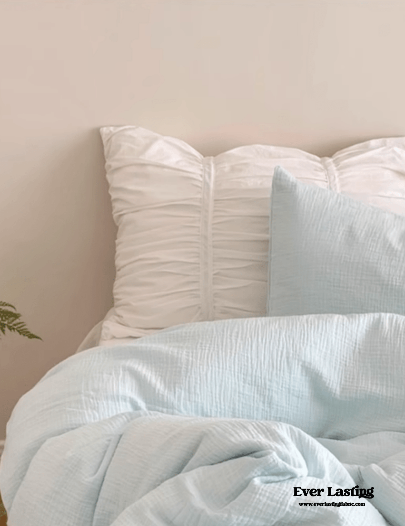 Coquette Ribbon Ties Pillowcases / White - Ever Lasting