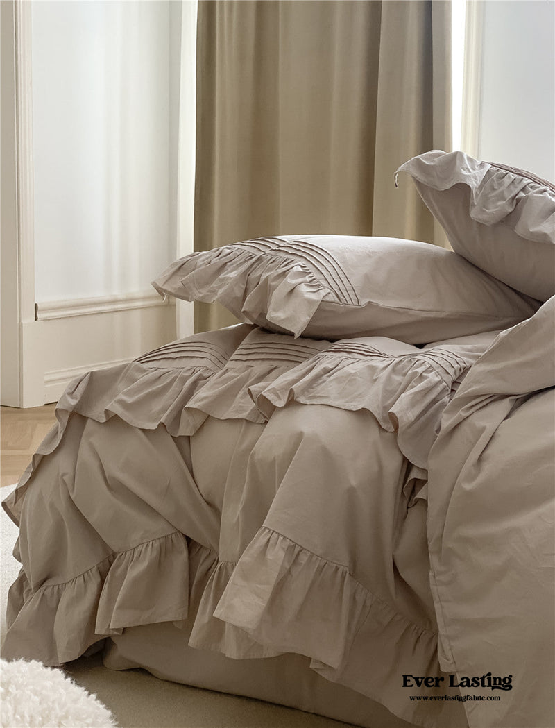 Coquette Ruffle Washed Cotton Bedding Bundle