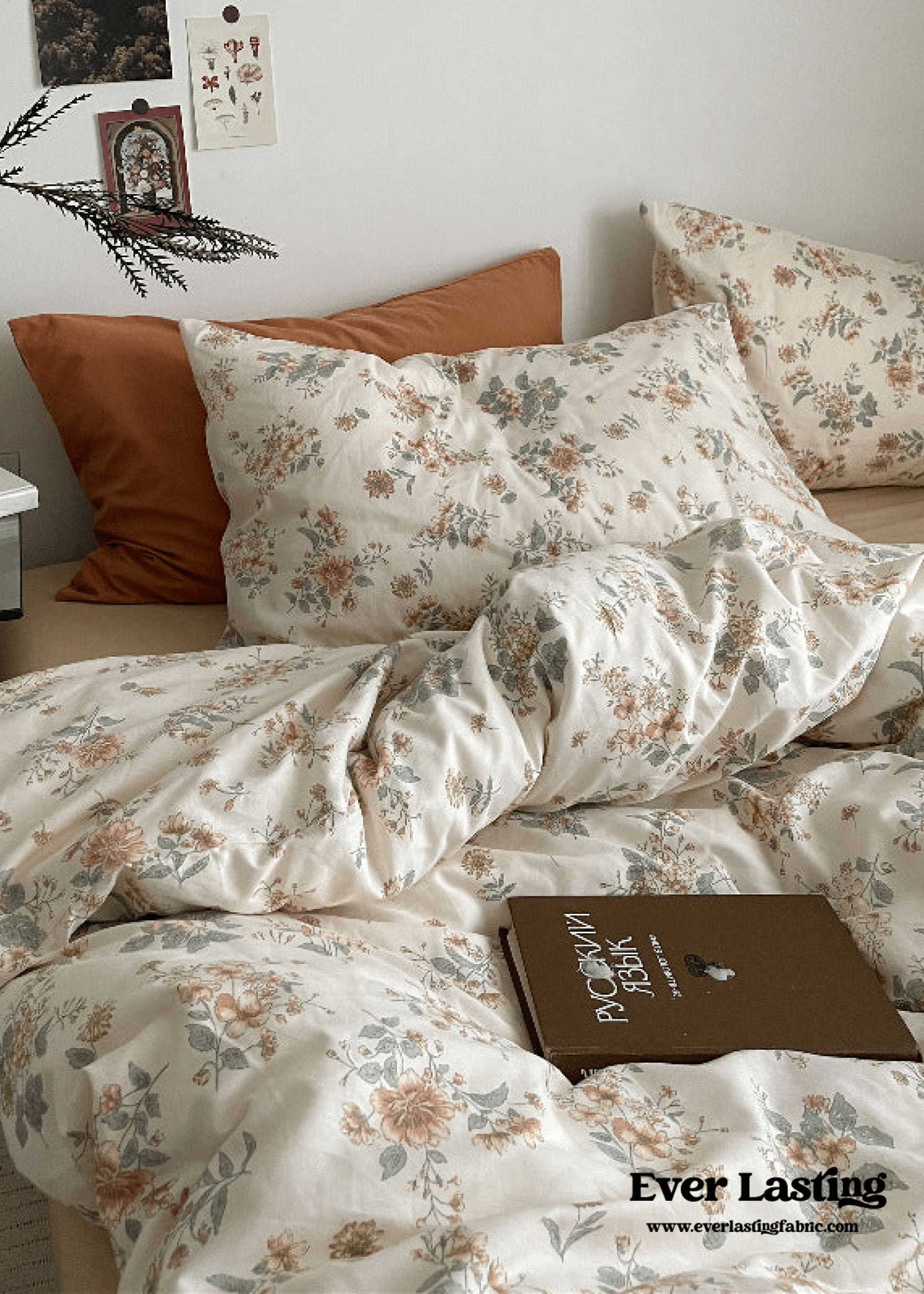  - Ever Lasting - Cottage Floral Bedding Set / Dusty Purple - Bedding Set - Ever Lasting