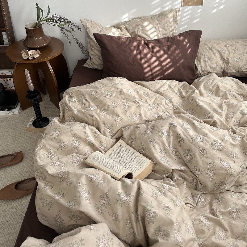  - Ever Lasting - Cottage Floral Bedding Set / Dusty Purple - Bedding Set - Ever Lasting