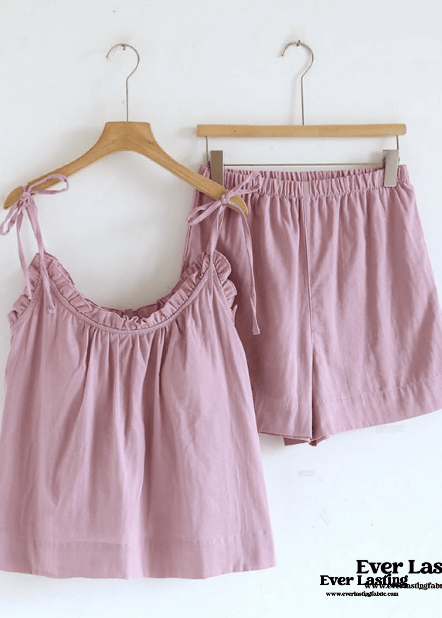 Cotton Gauze Lounge Dress with Built - In Bra – Adjustable Strap Nightgown / Blue - Ever Lasting