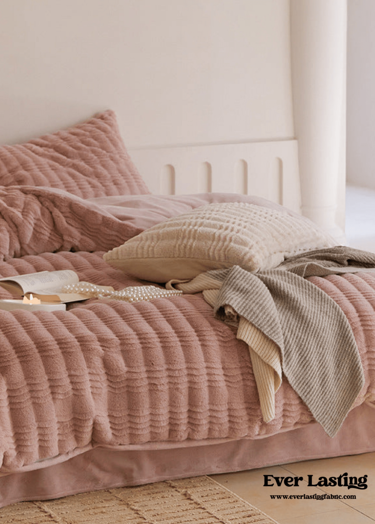 Cozy Earth Tone Milk Velvet Bedding Bundle - Ever Lasting