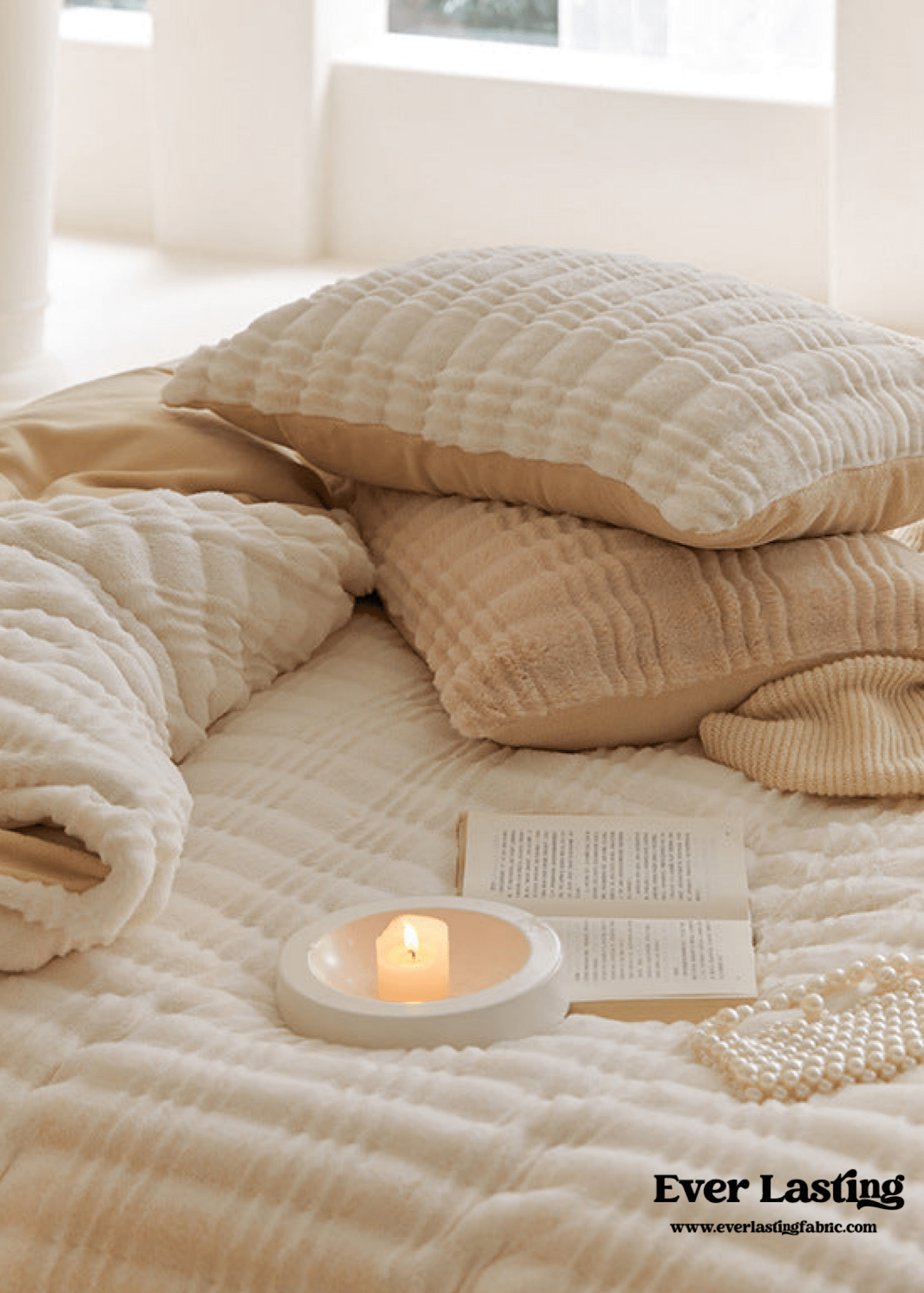 Cozy Earth Tone Milk Velvet Bedding Bundle - Ever Lasting