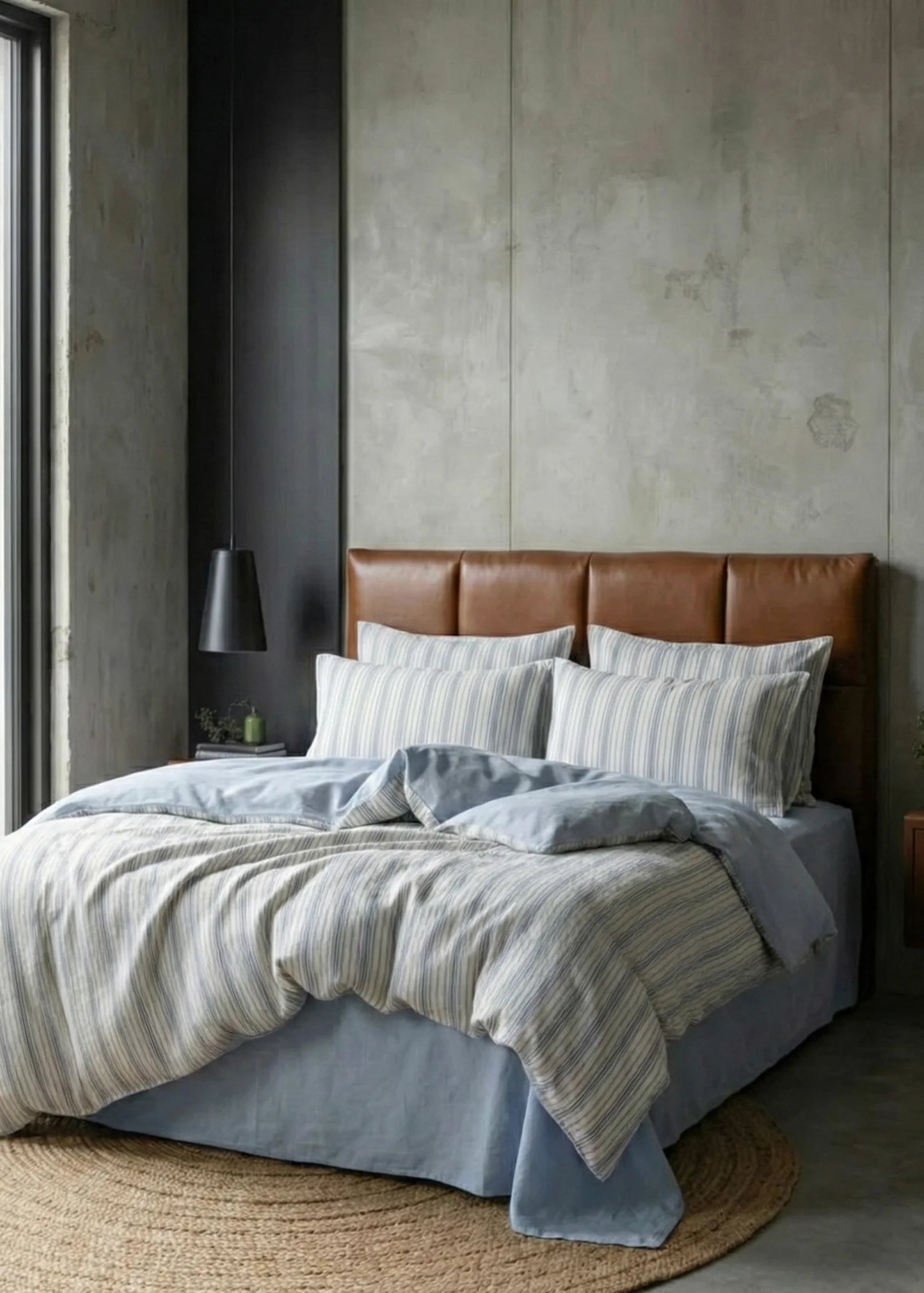  - Ever Lasting - Cozy Pastel Striped Washed Cotton Bedding Set - Bedding Set - Ever Lasting