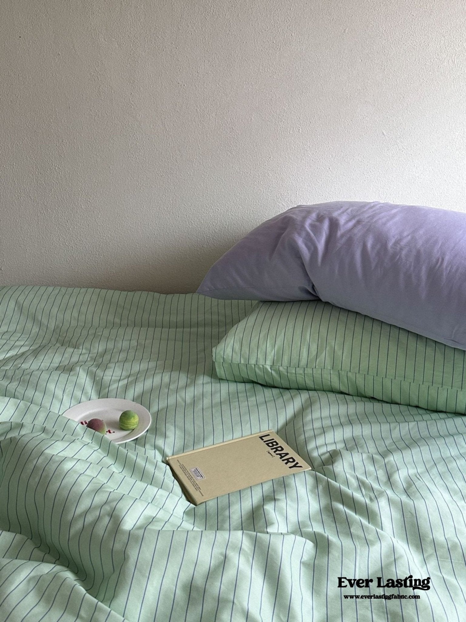 Daisy Mint Fresh Striped Bedding Set / Striped - Ever Lasting