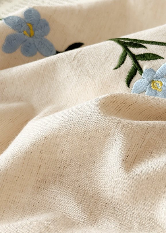 -Ever Lasting - Daphne Embroidery Floral Bedding Bundle -Bedding Bundle -Ever Lasting