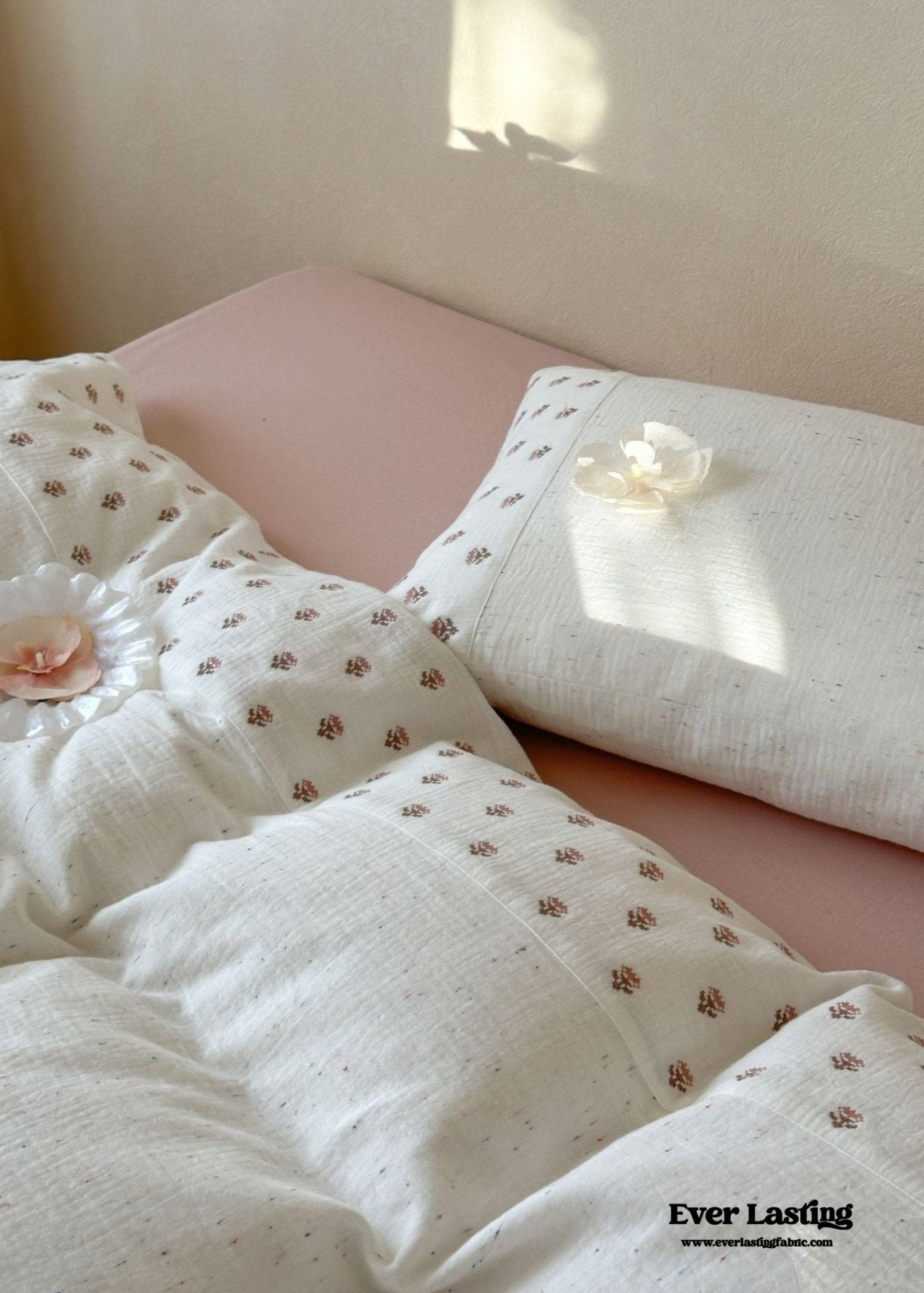 Delilah Floral Double Gauze Bedding Bundle - Ever Lasting