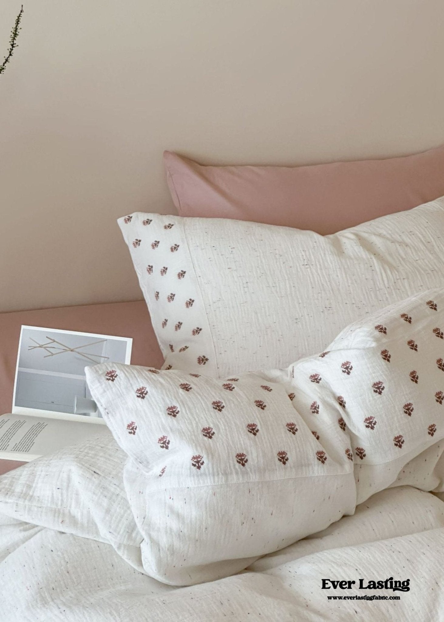 Delilah Floral Double Gauze Bedding Bundle - Ever Lasting