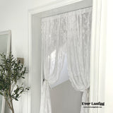 Doorway Lace Curtain / White Decor