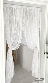 Doorway Lace Curtain / White Decor