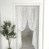 Doorway Lace Curtain / White Decor