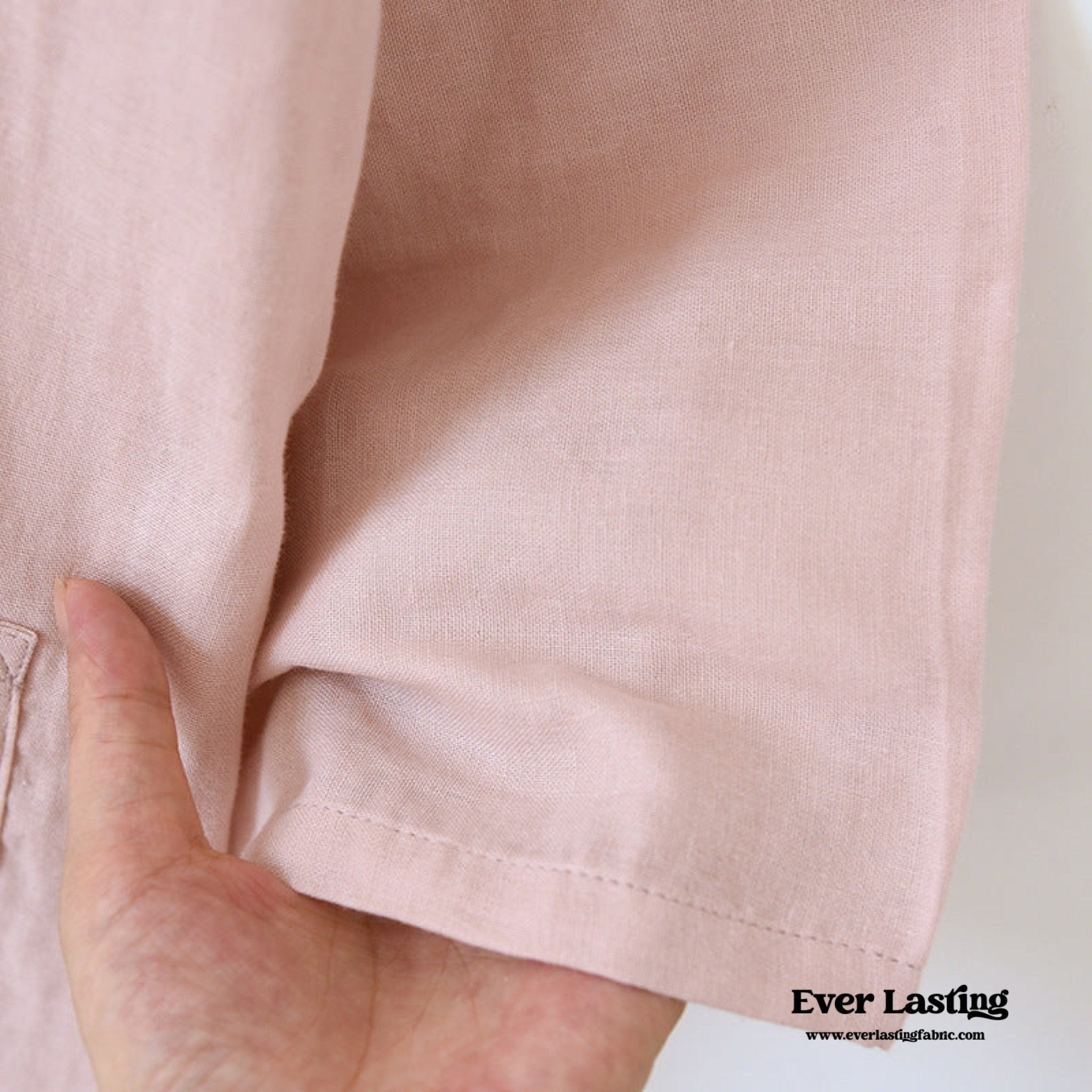 Double - Layer Gauze Cotton Robe / Pink - Ever Lasting