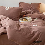 Double Layered Embroidered Bedding Bundle