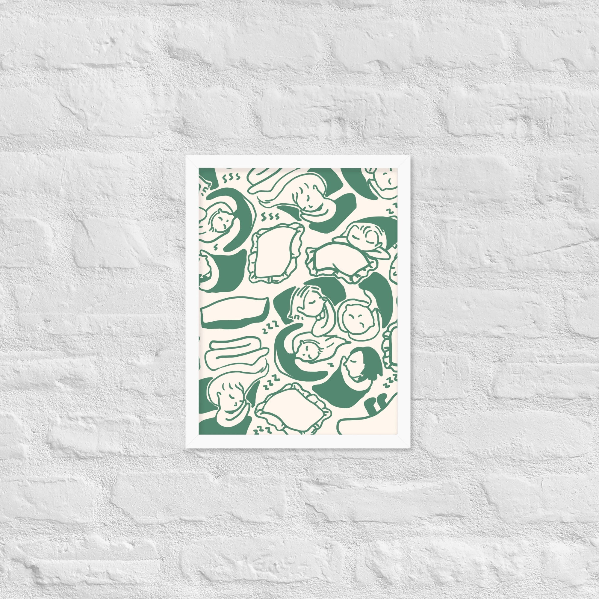  - Ever Lasting - Dreaming Together - Whimsical Sleep Pattern Wall Art - Ever Lasting