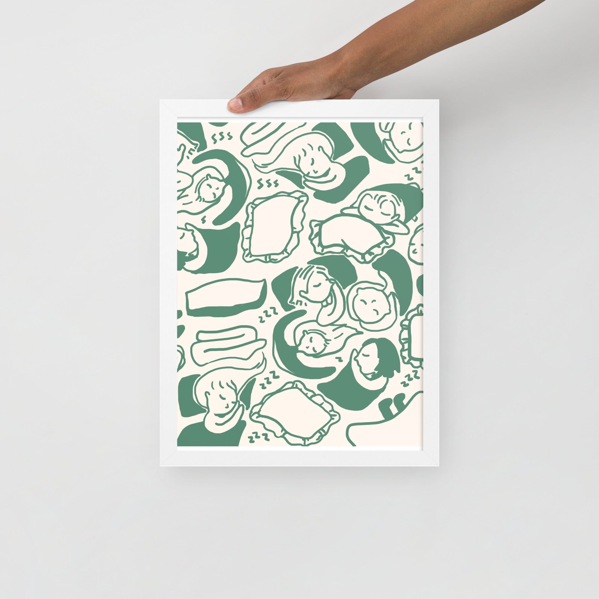 -Ever Lasting - Dreaming Together - Whimsical Sleep Pattern Wall Art - Ever Lasting