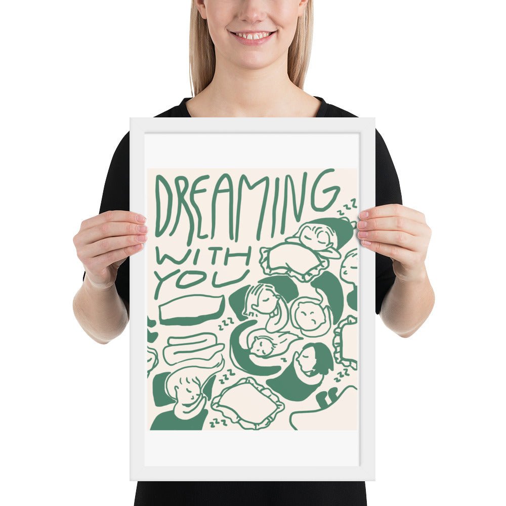 -Ever Lasting - Dreaming with You - Cozy Sleep Illustrative Wall Art - Ever Lasting