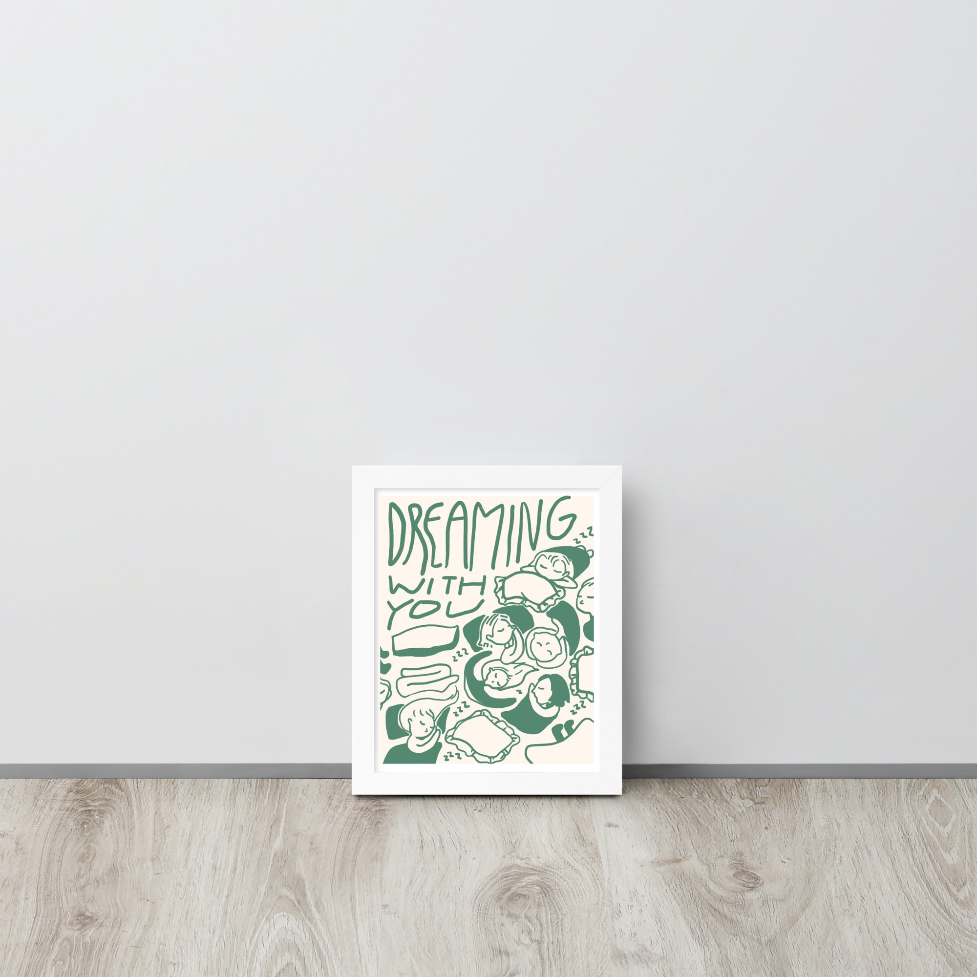 -Ever Lasting - Dreaming with You - Cozy Sleep Illustrative Wall Art - Ever Lasting
