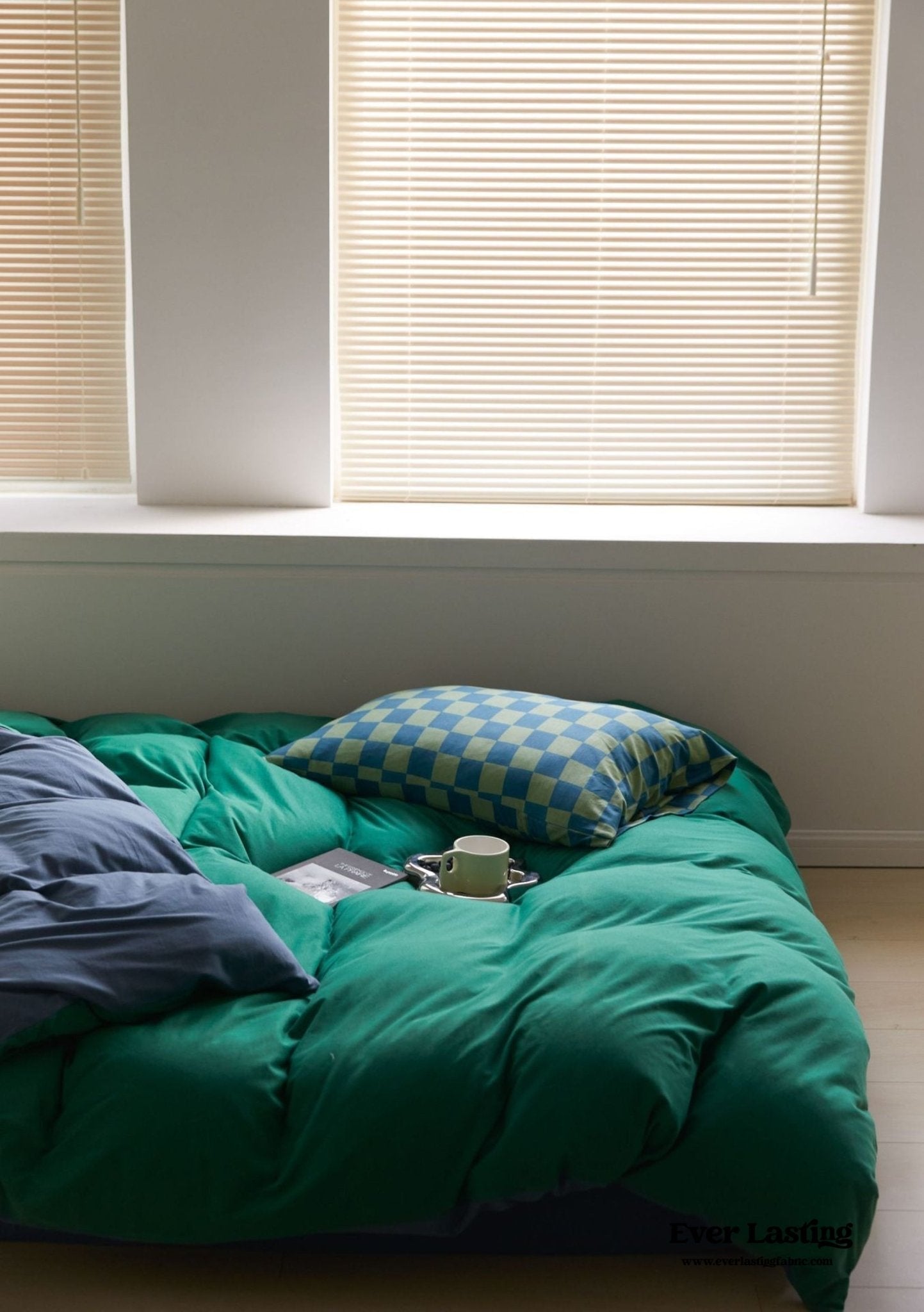 Duo Bedding Set / Green + Blue (Final Sale) - Ever Lasting