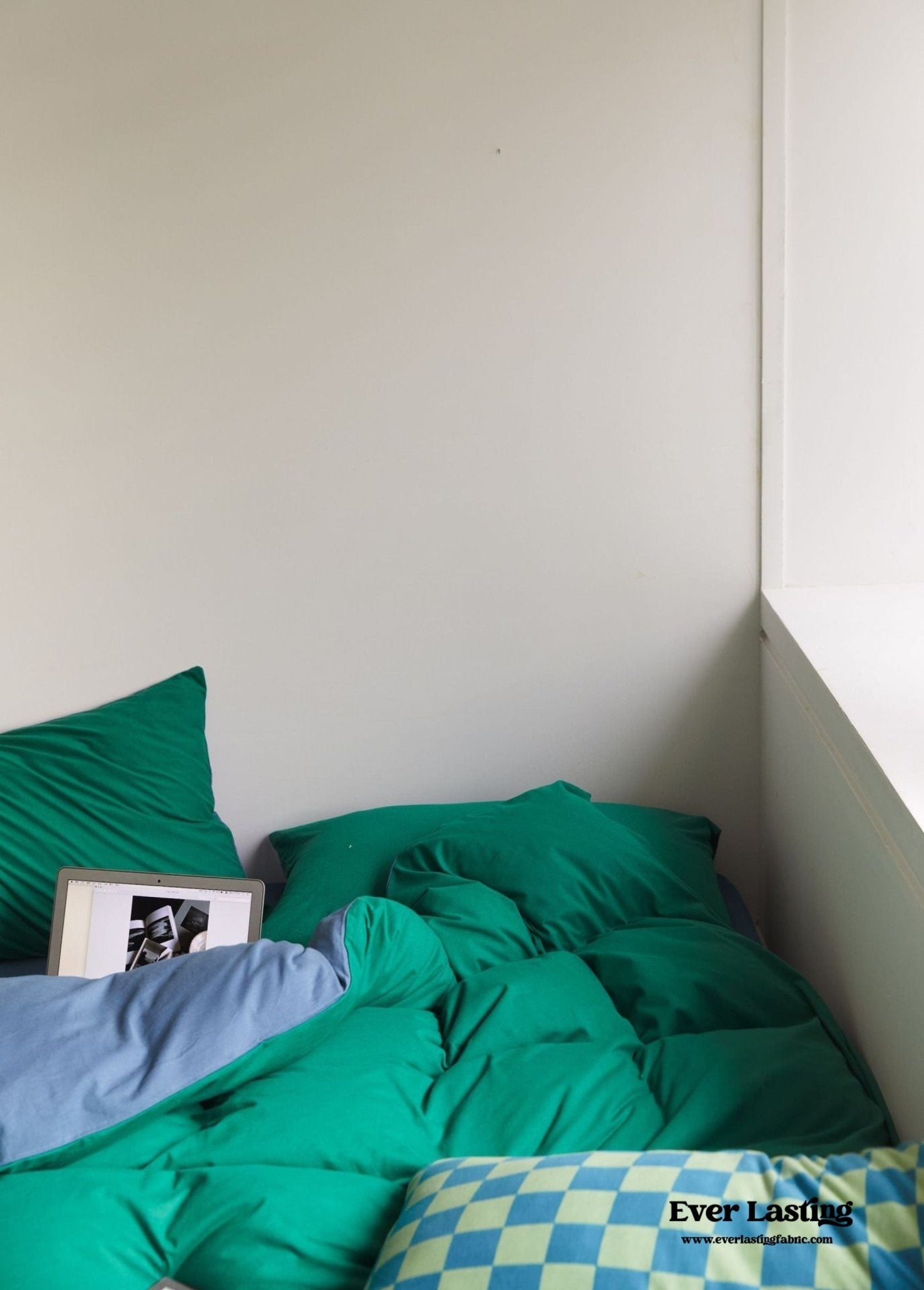 Duo Bedding Set / Green + Blue (Final Sale) - Ever Lasting